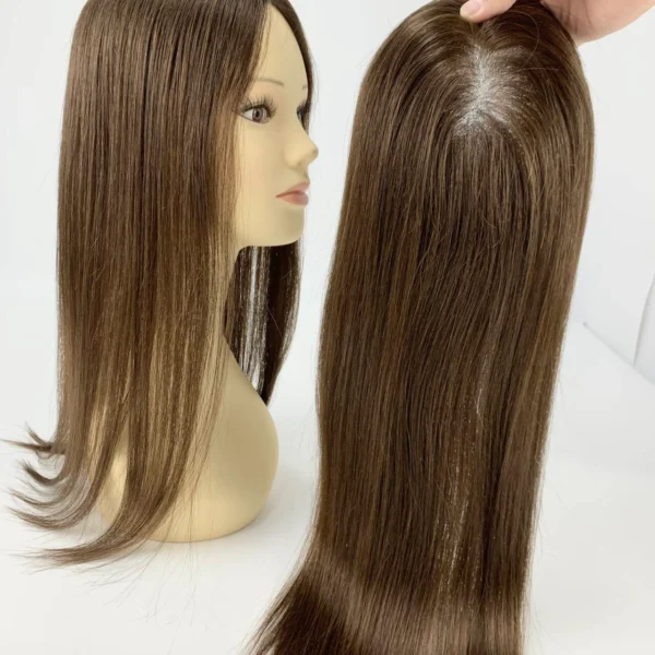 5.5"*6" | #2 Swiss Lace Virgin Human Hair Topper