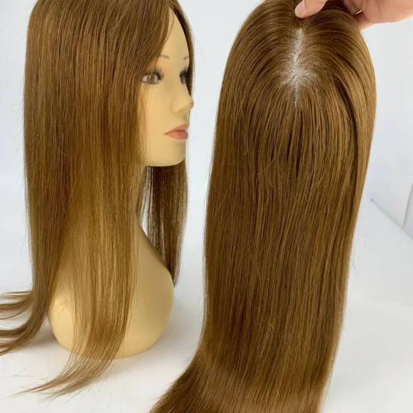 5.5"*6" | #4 Swiss Lace Virgin Human Hair Topper