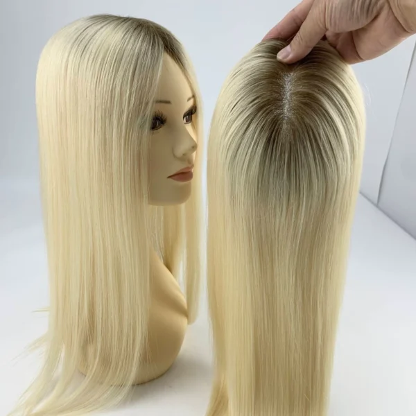 5.5"*6" | #T3-60 Swiss Lace Virgin | Human Hair Topper