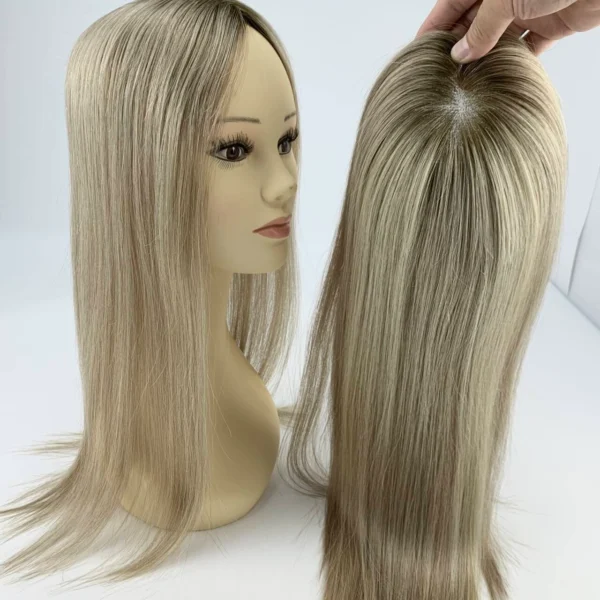 5.5"*6" | #TLQ Swiss Lace Virgin | Human Hair Topper